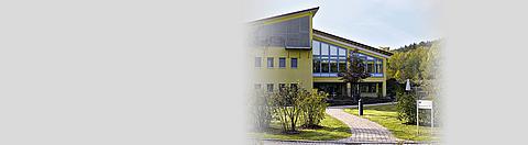 Blick auf das Gebäude der Ausbildungsstätte in Reinhardsbrunn.