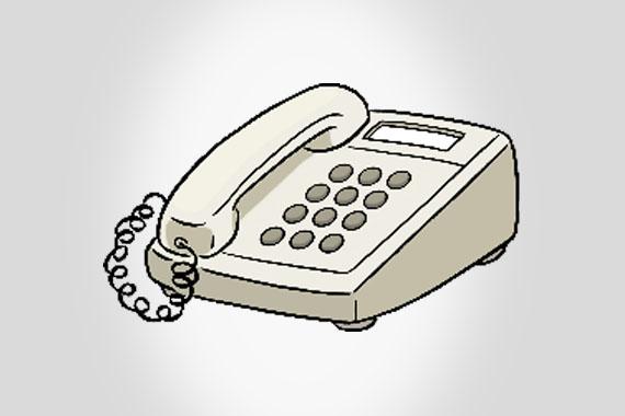 Illustration eines Telefons.