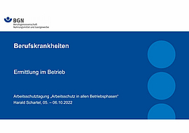 Präsentation Arbeitsschutztagung 2022