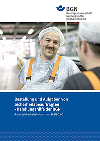 Titelbild ASI Bestellung und Aufgaben von Sicherheitsbeauftragten - Handlungshilfe der BGN