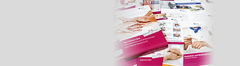 Flyer und Broschüren zum Hautschutz
