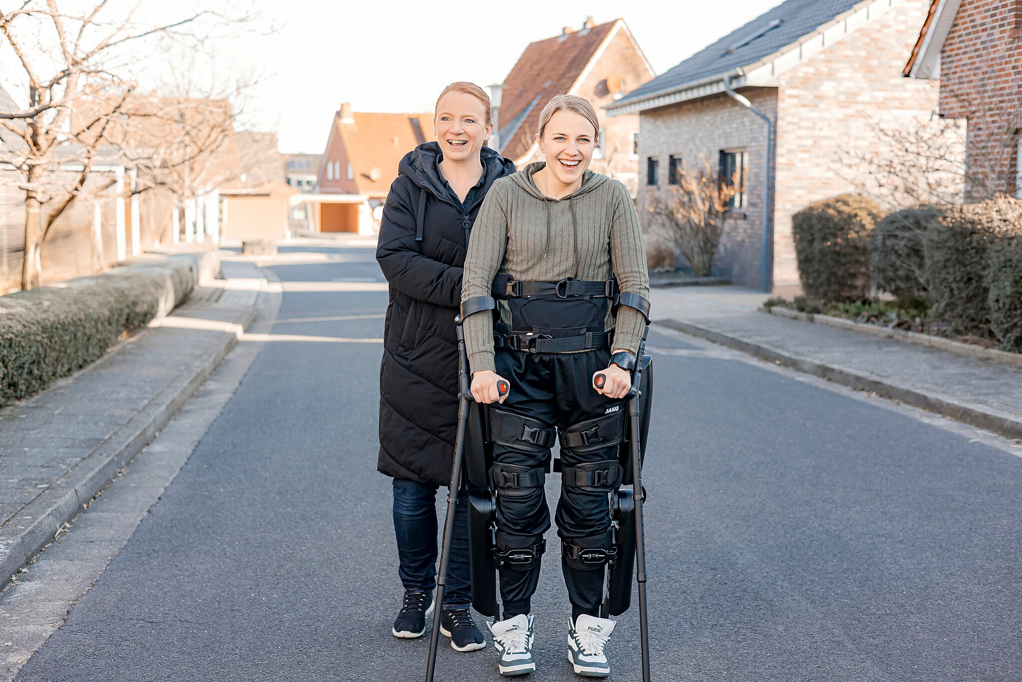 Anna Struckmann, Training mit Exoskelett