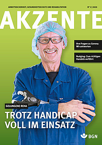 AKZENTE N° 2 | 2020 - Arbeitsschutz, Gesundheitsschutz und Rehabilitation