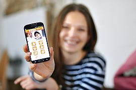 Die BGN-Azubi-App auf einem Smartphone