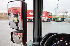 Fußgänger-Lkw-Kollisionen, Unfallgefahr Betriebsgelände