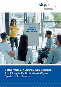 Titelbild: Seminarbroschüre Kleinbetriebe