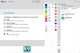 Webseminar-Raum edudip Teilnehmer Perspektive