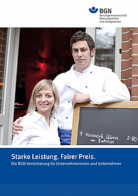 Titelblatt Broschüre Unternehmerversicherung