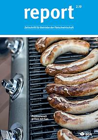 Titelseite report 2.2019 Fleischwirtschaft