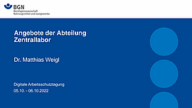 Präsentation Arbeitsschutztagung 2022