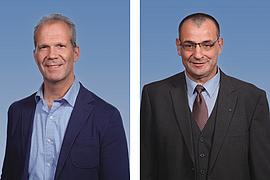 Vorsitzende der BGN-Vertreterversammlung Dr. Bernd Kessel und Karl-Heinz Löhr (v.l.)