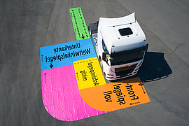 Spiegeleinstellplane