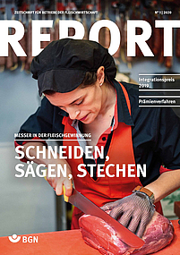 Titel Report 1|2020 Fleischwirtschaft