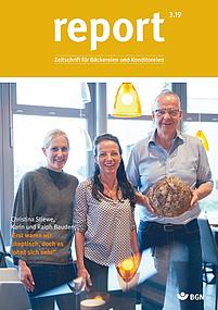 Titelseite report 3.2019 Bäckereien und Konditoreien