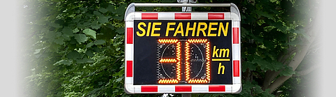 Geschwindigkeitsanzeige 30km/h