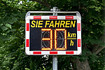 Geschwindigkeitsanzeige 30km/h