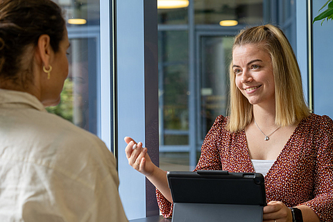 Reha-Managerin Paula Hartstern