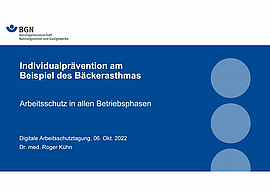 Präsentation Arbeitsschutztagung 2022