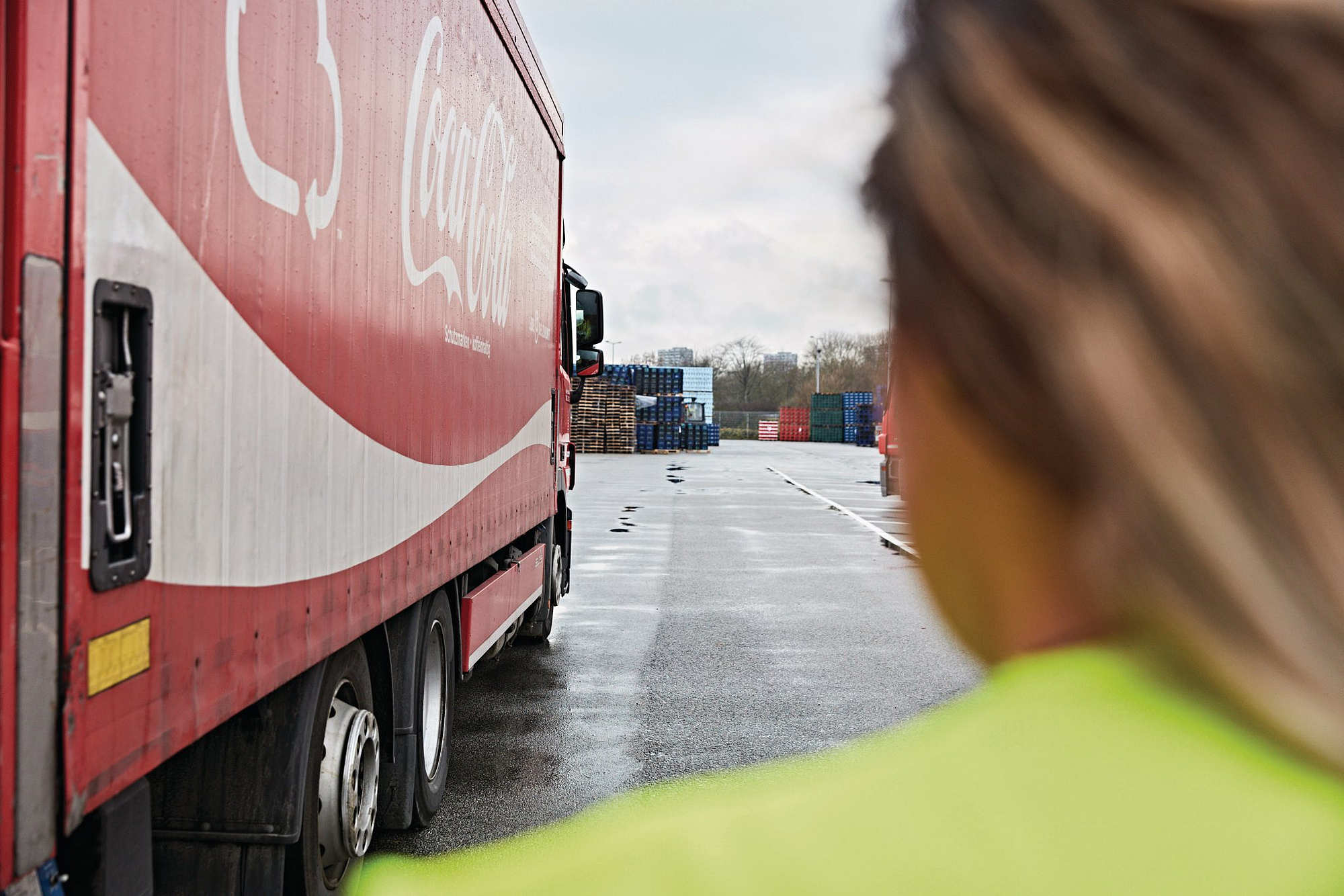 Fußgänger-Lkw-Kollisionen, Unfallgefahr Betriebsgelände