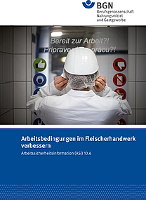 Titelbild ASI 10.6 Arbeitsbedingungen im Fleischerhandwerk verbessern
