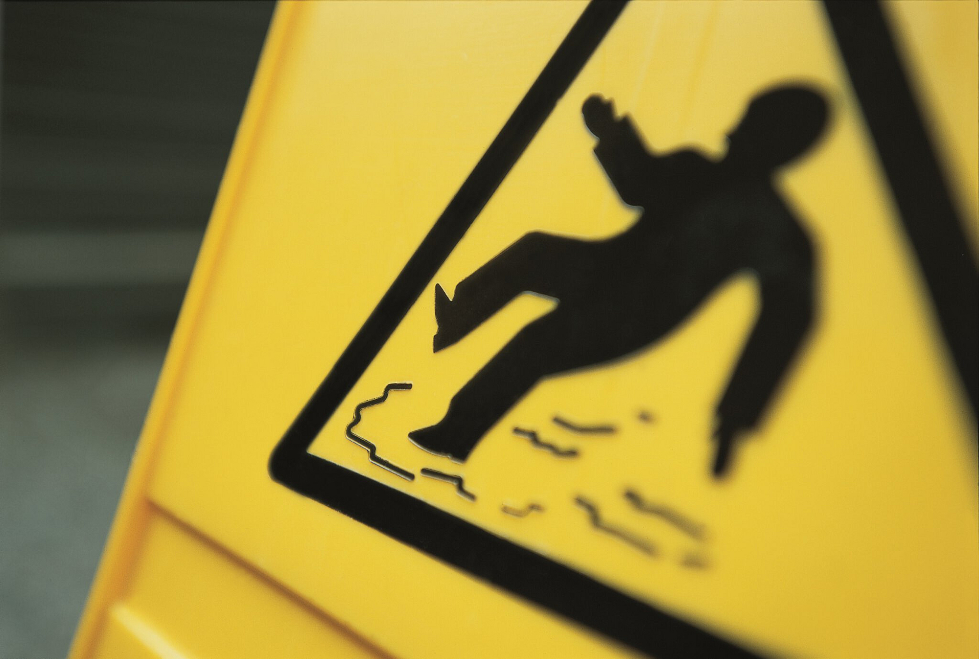 Warnschild Rutschgefahr