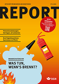 Titelblatt Report N° 4 | 2023 Backgewerbe