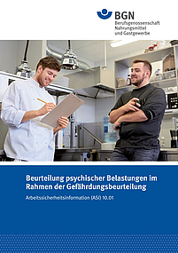 Titelbild ASI 10-1  Beurteilung psychischer Belastungen im Rahmen der Gefährdungsbeurteilung